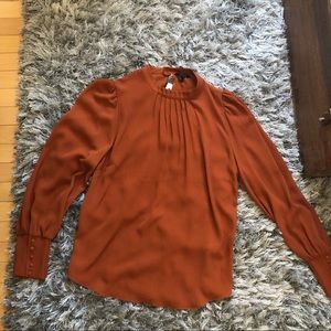 🧡🍊NWT- RW&CO. Long Sleeve Blouse